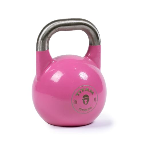Titan Fitness 16 KG Competition Kettlebell, Single Piece Casting, KG