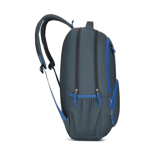 Image of Aristocrat Circuit Casual Backpack 40L | 3 Compartments with Quick-Access Front Pocket | Padded Shoulder Straps & Side Bottle Holders | Office & Travel Backpack for Men & Women