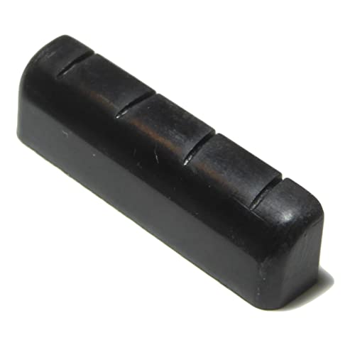 Banjo top nut 30mm x 8mm x 6mm four string black colour