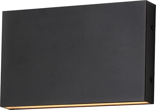 ET2 Lighting E23211-BK Brik Outdoor Wall Mount, 14 Watts, Black