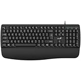 clavier azerty genius Genius Genius KB-123 Clavier d\'affaires filaire AI, Copilot avec repose-paume, prise USB et Pla