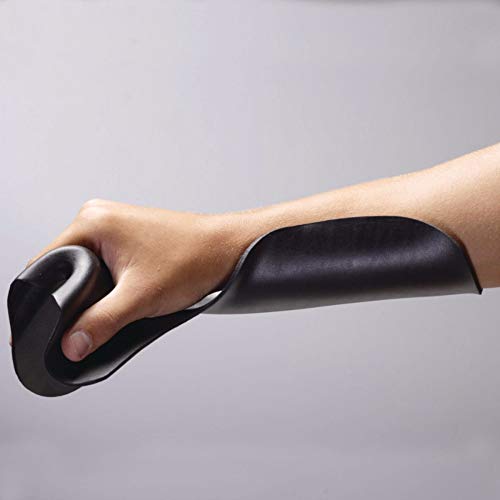 Image of Rolyan Ezeform Solid Thermoplastic Splinting Material, Custom Rigid Splint Fabrication for Elbow, Functional Positioning, Spasticity, Latex Free, Sample Size, Single, Charcoal, 1 /16 inch x 12 inch x 18 inch