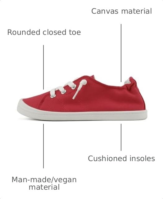 Image of Soda Flat Women Shoes Linen Canvas Slip On Sneakers Lace Up Style Loafers Zig-S