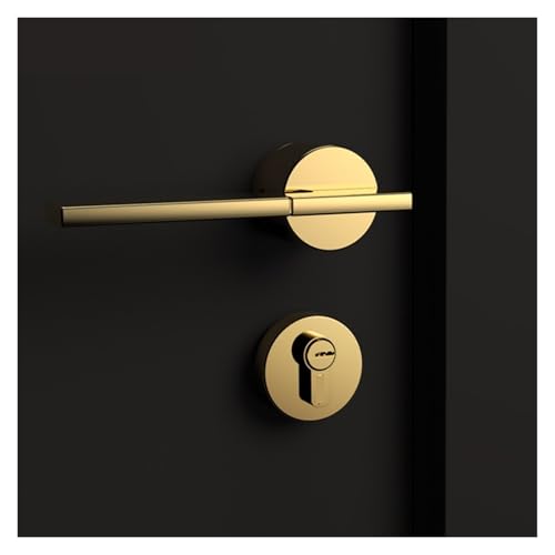 Serrure de porte de chambre intérieure silencieuse style nordique