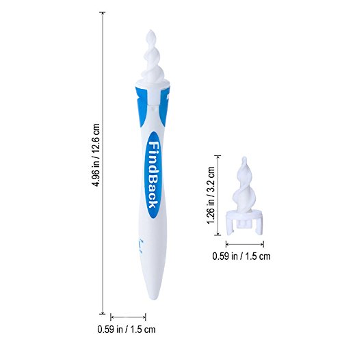Kit de remoção de cera de ouvido limpador de orelha inteligente com limpador em espiral macio para e