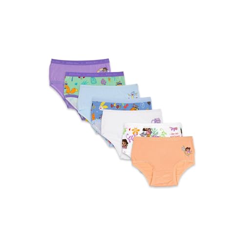 Bellabu Bear Dora Girl's Rayon from Bamboo Underwear 7-Pack