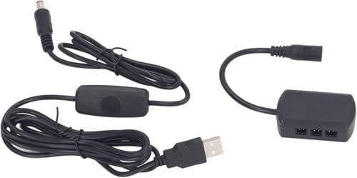 Focos LED ajustables con pantalla USB y luz cálida para entradas de joyería 8