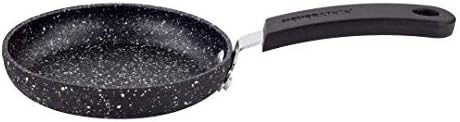 Scoville Neverstick 12cm Mini Frying Pan - Non-Stick, Small Frying Pan, Egg Pan, Easy to Clean, Soft Touch Handle, Black