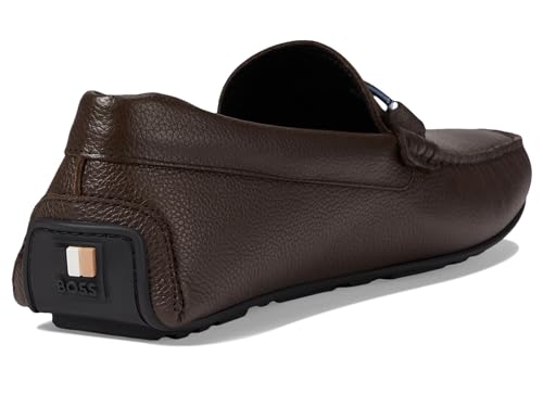 Image of BOSS Men's Noel Grain Leather Tonal Loafer Shoe