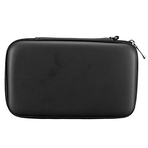 subtel® Tasche kompatibel mit Nintendo 3DS / 3DS XL/New 2DS XL/New 3DS XL Kunststoff Schutzhülle Tasche Flip Cover Case Etui schwarz Cover