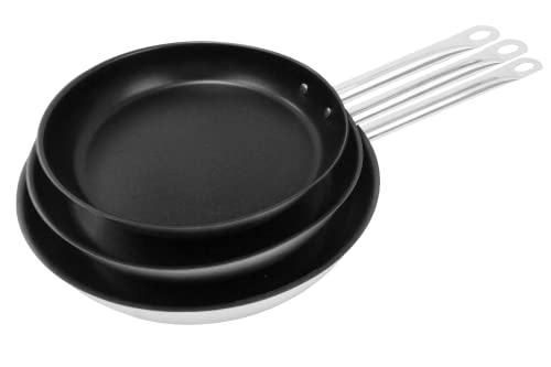 Metro Professional Edelstahl Pfannenset 3-teilig Antihaft