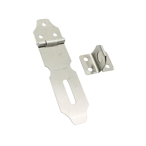Image of 5PCS 3inch Stainless Steel Length Safety Padlock Door Latch Lock Hasp Staples