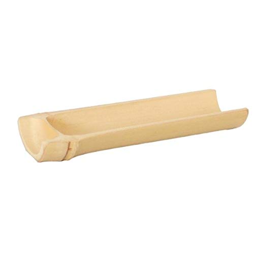 Image of Osaka Half Cylinder Bamboo Tube (Pack of 20), PacknWood - Large Wood Serving Platter for Appetizer and Condiment Display (4.5 inch x 1.3 inch x 0.59 inch) PK209BBOSAKA