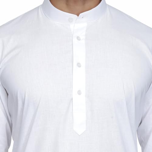 Kurta Pyjama ropa tradicional india conjunto Royal Kurta algodón hombre 6