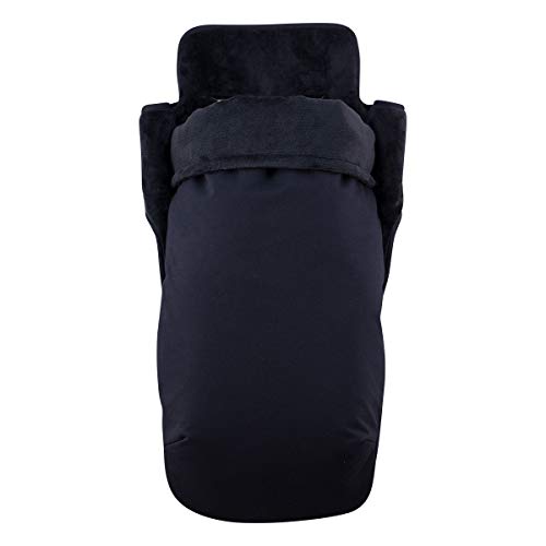 JYOKO KIDS Chancelières imperméabilisé pour poussette compatible avec Maclaren (Black Series, Polaire)