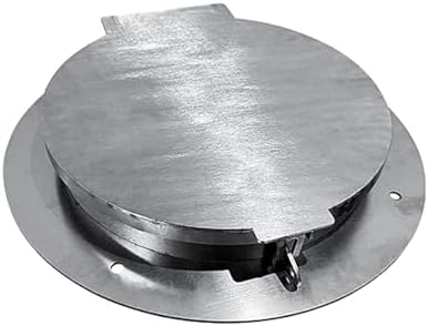 Lockable Stainless Steel Septic Tank Lid, Durable Bolt-on Design for Secure Outdoor Use in Gardens, Courtyards & Yards - Weatherproof & Rust-Resistant