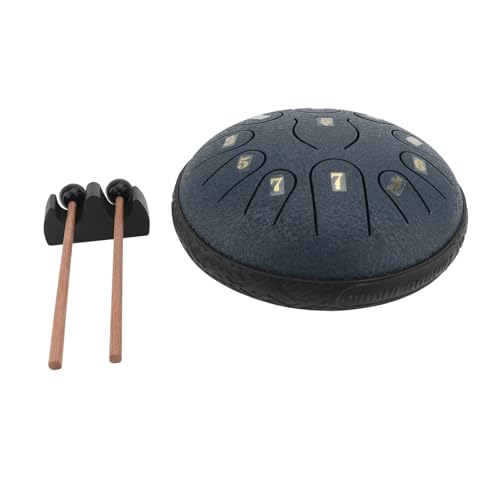 Steel Tongue Drum azul de 6 pulgadas 11 tonos miniatura 4