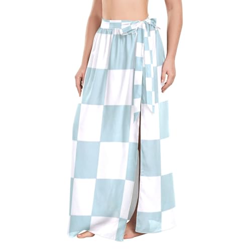 Couverture de maillot de bain à carreaux pour vos après-midi piscine