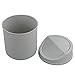 Fiazony Plastic Desktop Mini Trash Can with Swing Lid, Grey