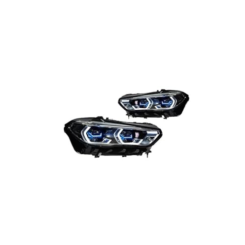 Lámpara de cabeza Compatible con faros delanteros BMW X5 G05 2018-2023 DRL H7 conjunto de bombilla Bi Xenon actualización accesorios de señal dinámica