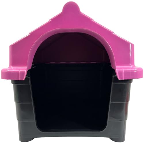 Casinha Pet para Cachorro Gato Conforto e Segurança Casa N3 (Rosa, N3)