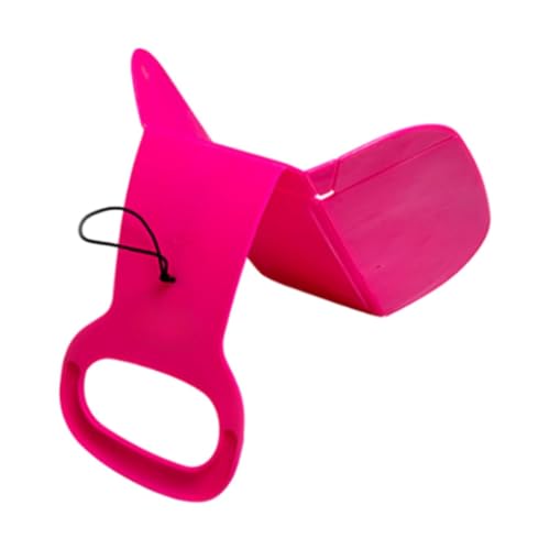 predolo Winter Sliding Sled for Snow and Sand, Fun for Kids and Adults, Rose Red