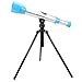 NUOBESTY Telescopio Infantil Juguete Telescopio HD Ciencia Educativa Telescopio de Juguete para Niños Niños Azul