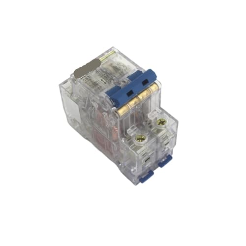 Mini disjoncteur 20A DP boîtier transparent 2P 20ampères bipolaire