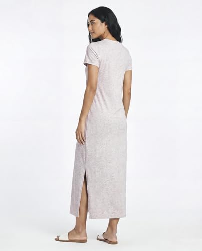 Image of Real Essentials 3 Pack Women's Casual Short Sleeve Maxi T-Shirt Dress with Slit (Available in Plus Size)