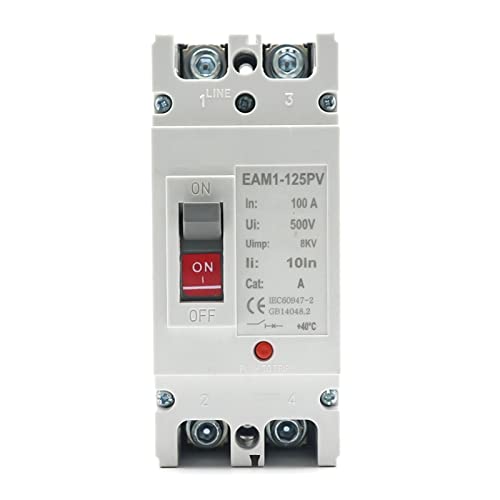 Disjoncteur boîtier moulé 500V pour sécuriser l'énergie solaire isolée