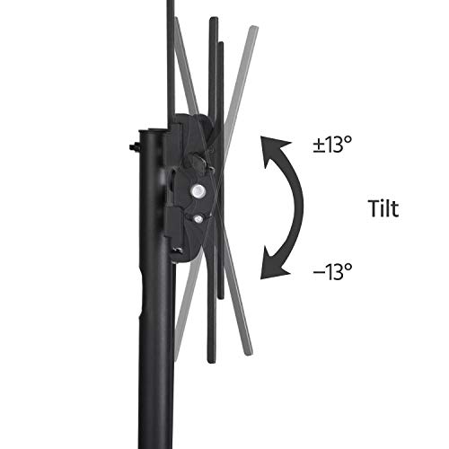 Yaheetech Rolling/Mobile Tv Cart With Wheels For 32-75 Inch Lcd Led 4K Flat Screen Tvs, Tv Floor Stand With Shelf Holds Up To 100 Lbs, Height Adjustable Trolley Max Vesa 600X400Mm #TOP4