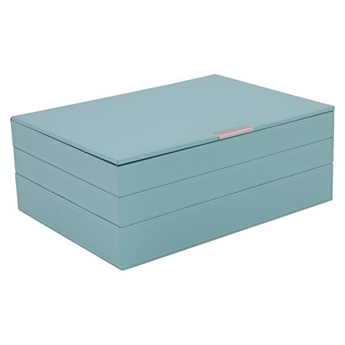 WOLF 300605 Large Stackable Tray Set, Aqua