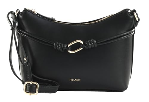 Sac à épaule Picard Riviera Crossbody Bag Black noir chic en cuir