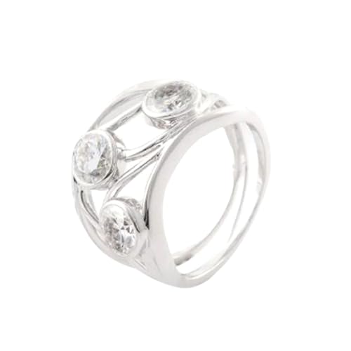 Bague moissanite 3mm argent 925 femme solitaire de fiançailles avril RNG-1640