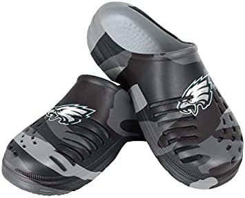 FOCO Philadelphia Eagles NFL Mens Tonal Camo Clog - L