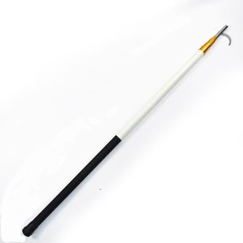1pcs Adjustable Telescopic Lifesaving Pole for Pools, Yachts & Boats - 13 to 20 FT Flexible Water Hook with Non-Slip Handle