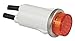 Raised Indicator Light, Amber, 120V