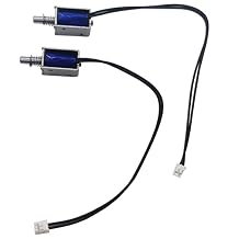 2PCS Mini Push Pull Linear Solenoid Electromagnet 3mm Stroke DC 3V5V 6 0.5A0.83A Open Frame Mini Frames Actuator Electric DC Magnet Solenoid DS-0420S