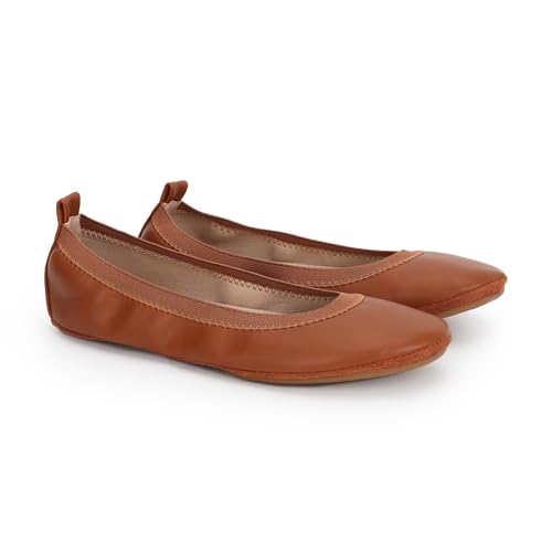 YNY Yosi New York Nina Foldable Ballet Flat in Peta-Approved Vegan Leather2