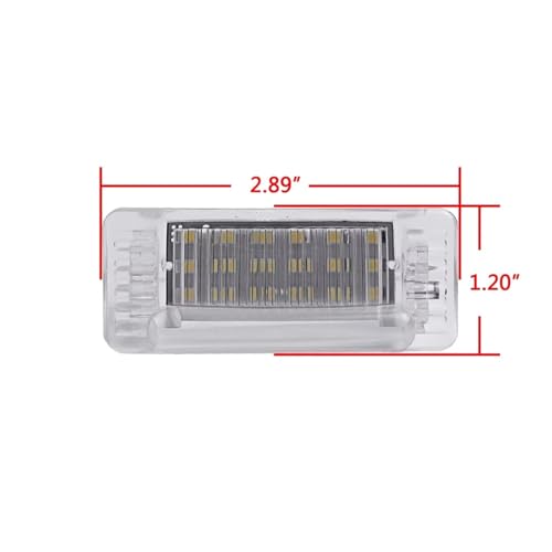 Luz de matrícula para Benz Sprinter 1995-2006 compatible con modelos 901 a 905 6