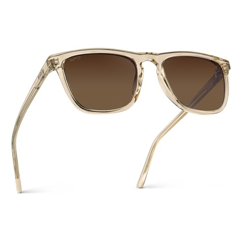 Image of WearMe Pro - Polarized Lens Square Modern Sunglasses for Men
