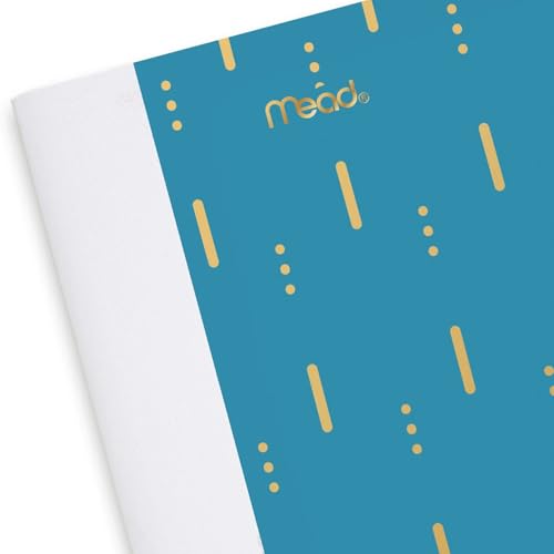 Cahier de composition Five Star ligné avec application d'étude format 24x19cm design paon doré - 2