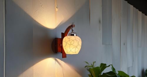 Image of Penzy Designer Modern Decorative Wall Lamp for Living Room & Bedroom | Round Indoor Wall Light for Bedside, Hallway & Home Decor | E27 Holder Wall Lamp (Without Bulb)