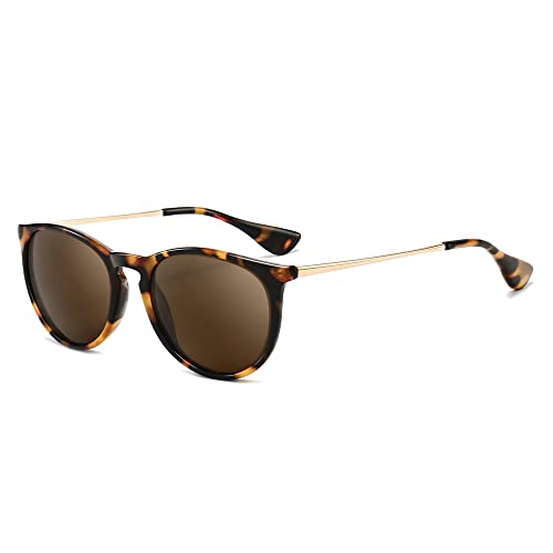 SUNGAIT Premium Vintage Round Sunglasses for Women Men Classic Re...