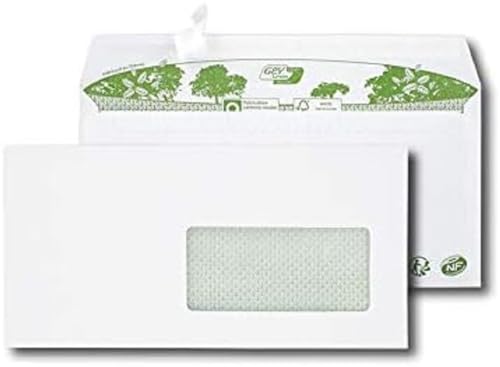 Enveloppes recyclées Erapure GPV avec fenetre pour simplifier vos courriers de gestion