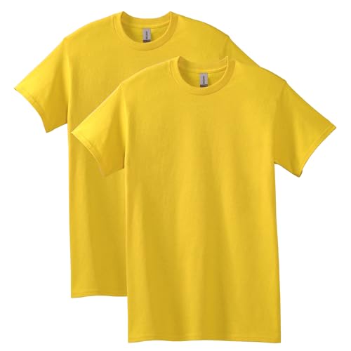 Ropa, Apparel Gildan - Playera Unisex de algodón Pesado, Estilo G5000, Paquete múltiple, Daisy (Paquete de 2), M