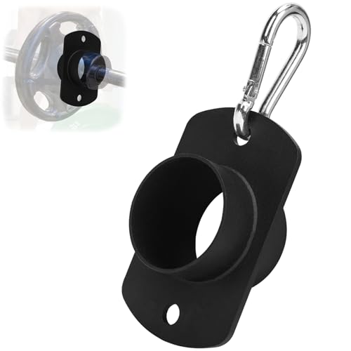 YZZHAJ Landmine Eyelet Attachment for 2 inch Olympic Bar T-Bar Row Platform Landmine Row Handle for Barbell Attachment Bent Over Row Exercise Pull Down Back Shoulder Muscles Exercise (Black)