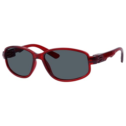 BFOCO Polarized Sunglasses With Metalless & Screwless Spring Hinges for Men - Sports Sunnies (Glossy Red)
