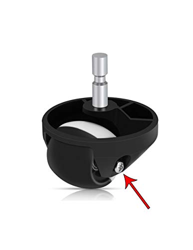 MIRTUX Rueda Delantera Mejorada con Tornillo Compatible con Roomba 500, 600, 700, 800 y 900. Aspiradora Robot Compatible con irobot roomba. Accesorios y Repuesto Mejorado