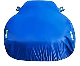 Housse De Voiture Compatible avec Porsche 911 992 Series Turbo/Turbo S, Tous Contre Les Intempéries Gardiennage Anti-UV Étanche Pleine Voiture Couv- Bleu - Une Seule Couche